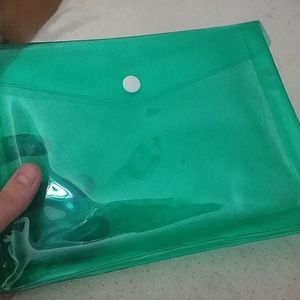 Clear plastic clutch